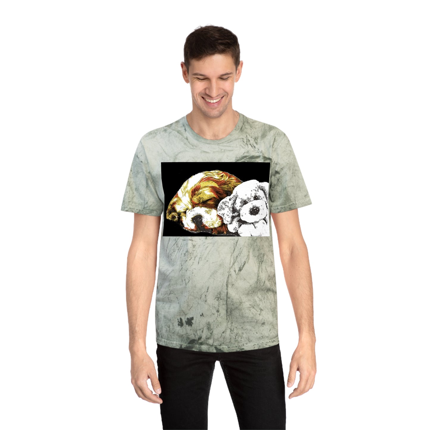 Color Blast Cocker Spaniel Unisex T-Shirt