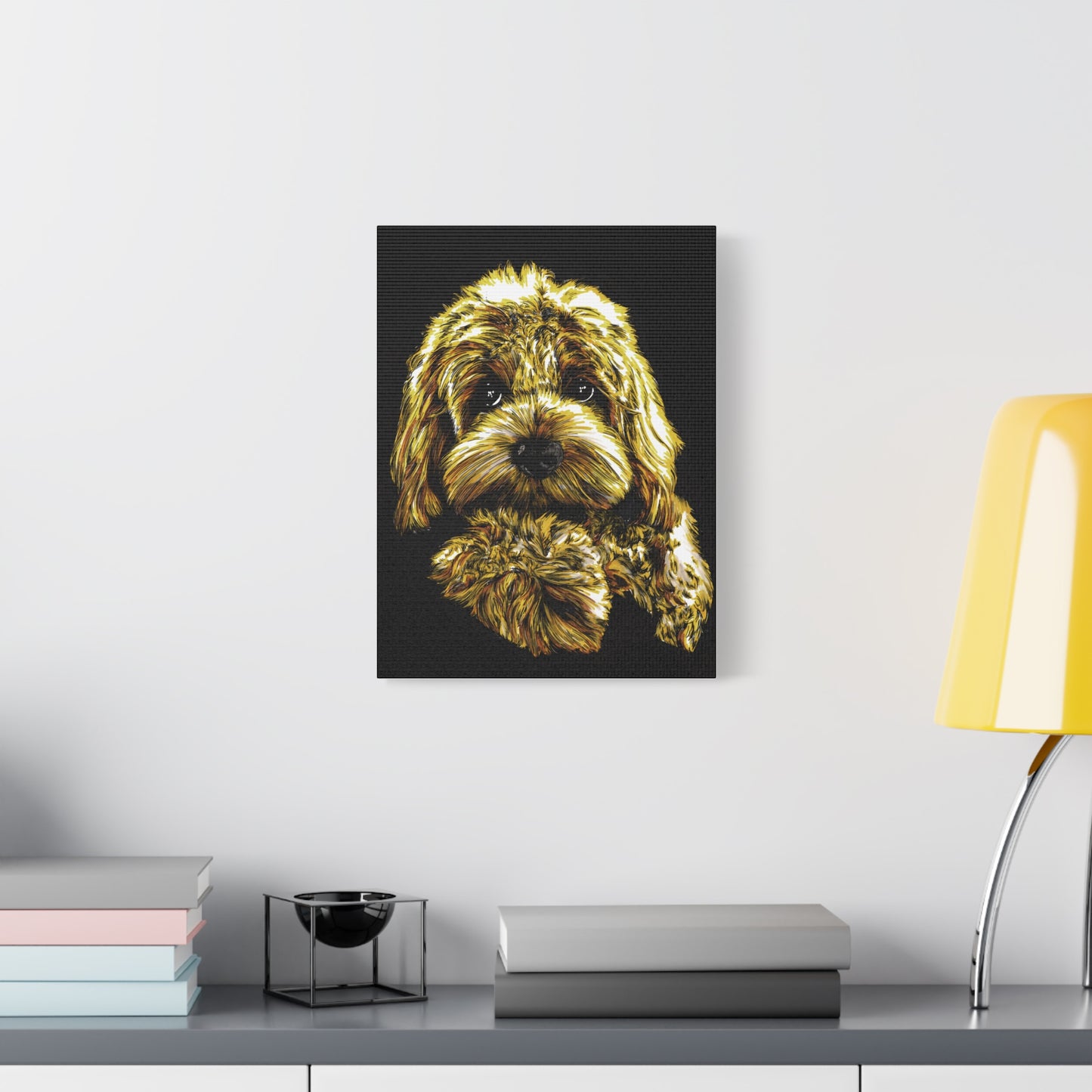 Goldendoodle Print, Hand-Drawn Original Dog Art,