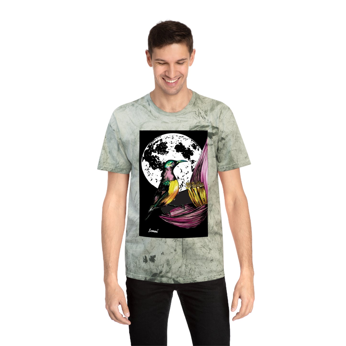 Colorful Hummingbird Art Unisex T Shirt Nature Design