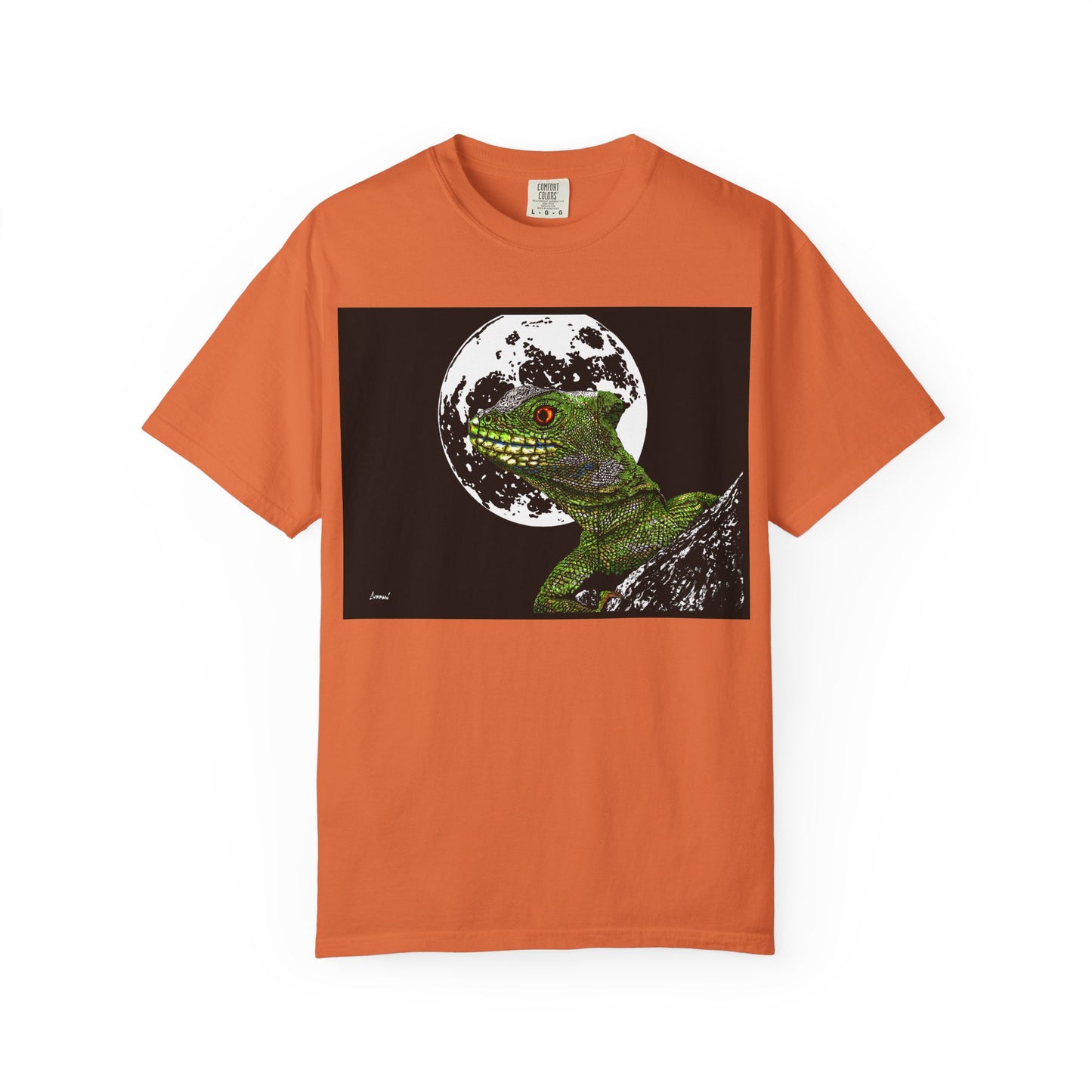 Moonlit Gecko Graphic Unisex T-Shirt