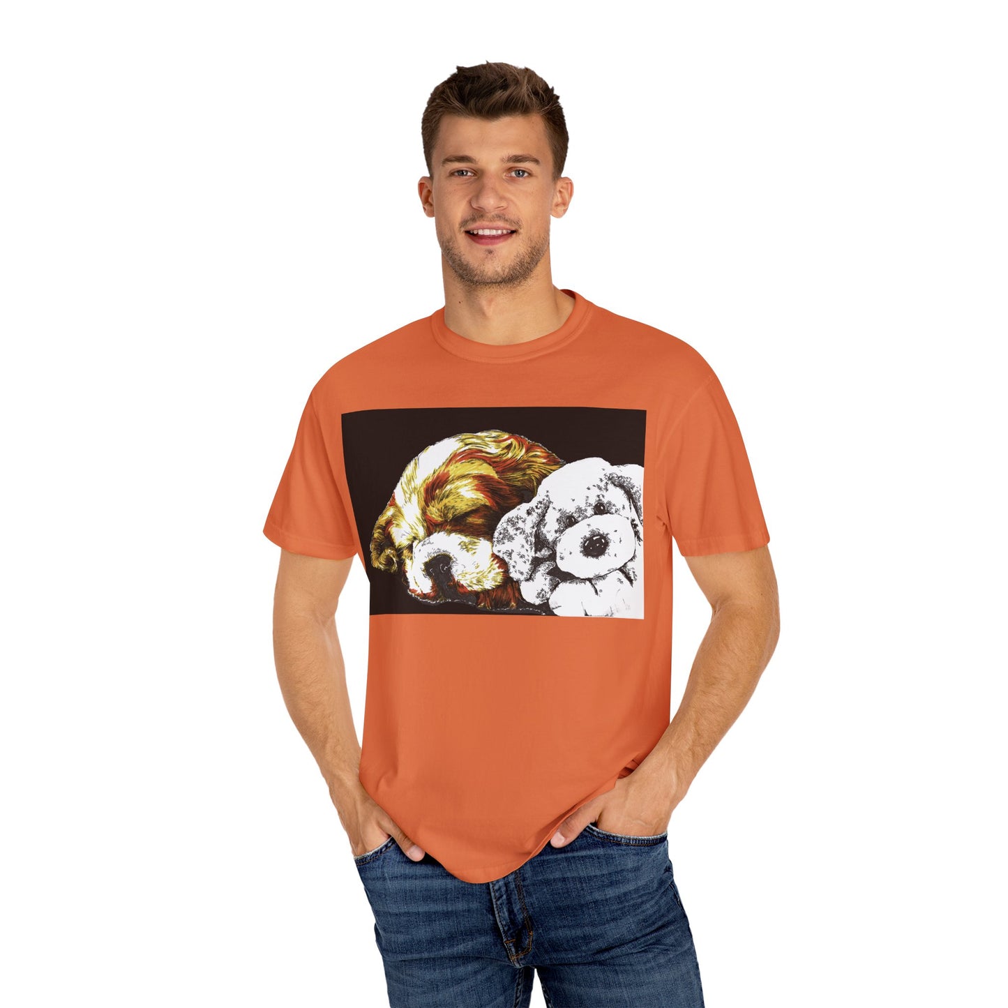Cocker Spaniel T-shirt - Hand Drawn Art Design