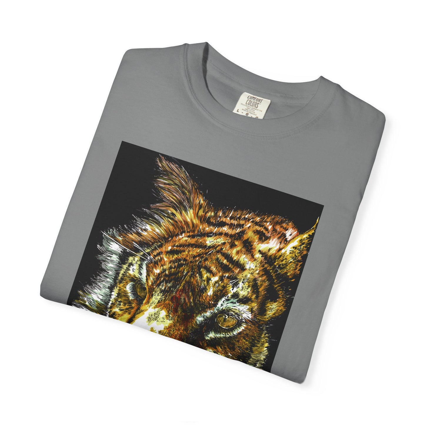 Unisex Tiger Art T-Shirt - Vibrant Animal Print - Nature Lover's Apparel
