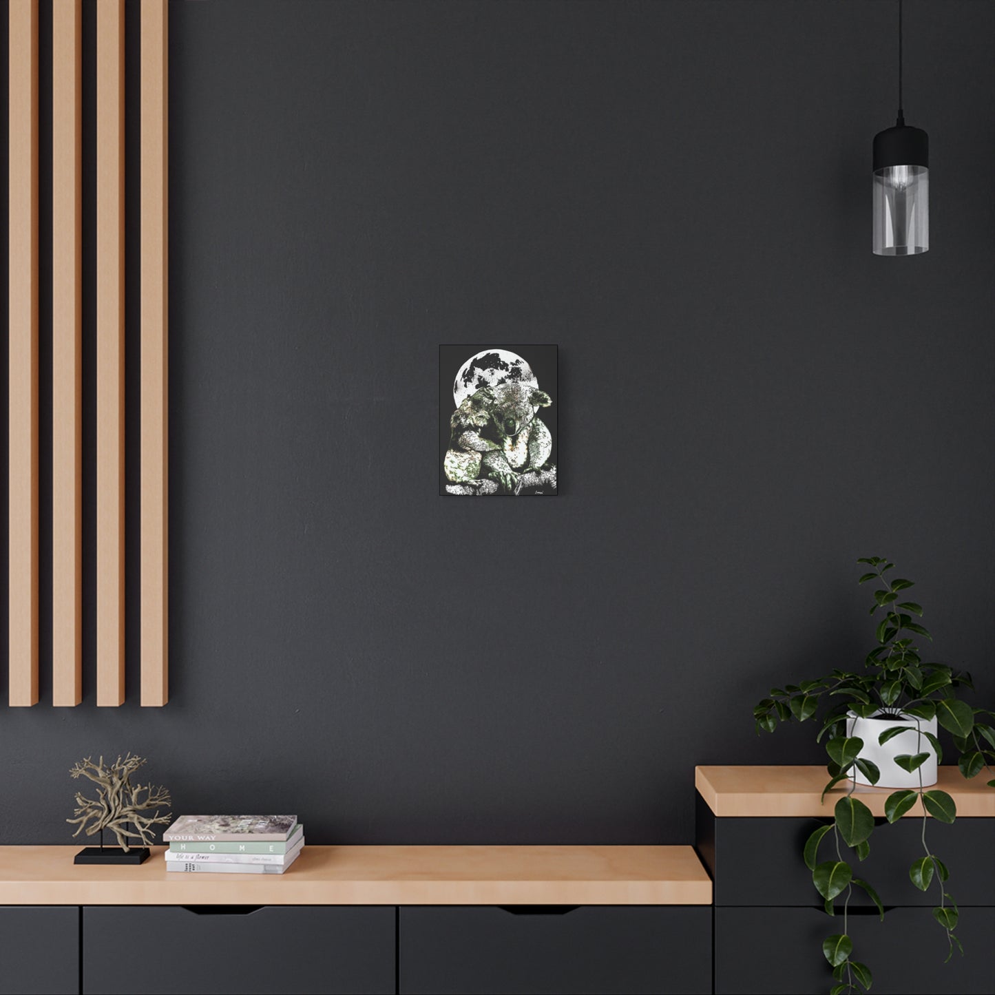 Koala Wall Art, Koala Print, Hand-Drawn Koalas, Wildlife Art, Cute Animal Art, Nature Wall Decor, Koala Lovers Gift. Printed on Matte Canvas, Stretched, 1.25"