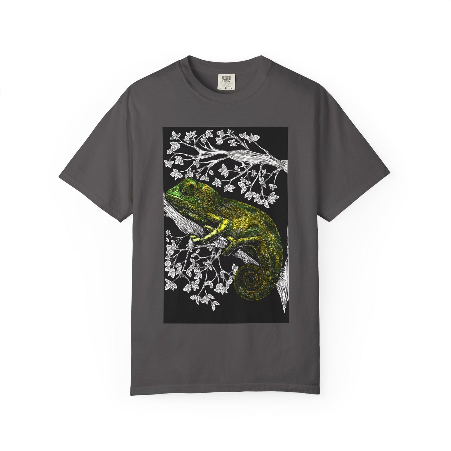 Chameleon Art Unisex Garment-Dyed T-Shirt - Nature Lover's