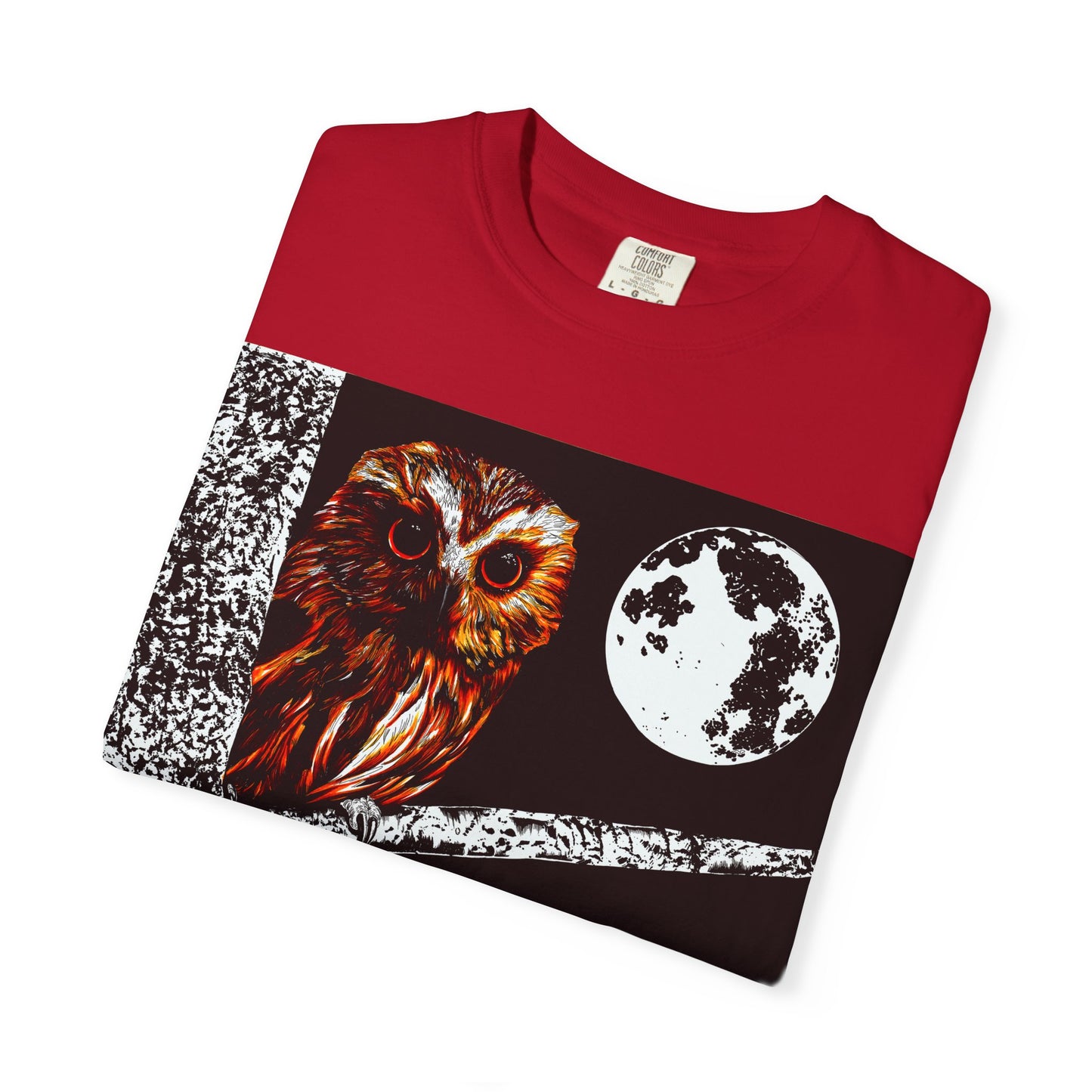 Moonlit Owl Unisex T-Shirt - Nature-Inspired Graphic Tee