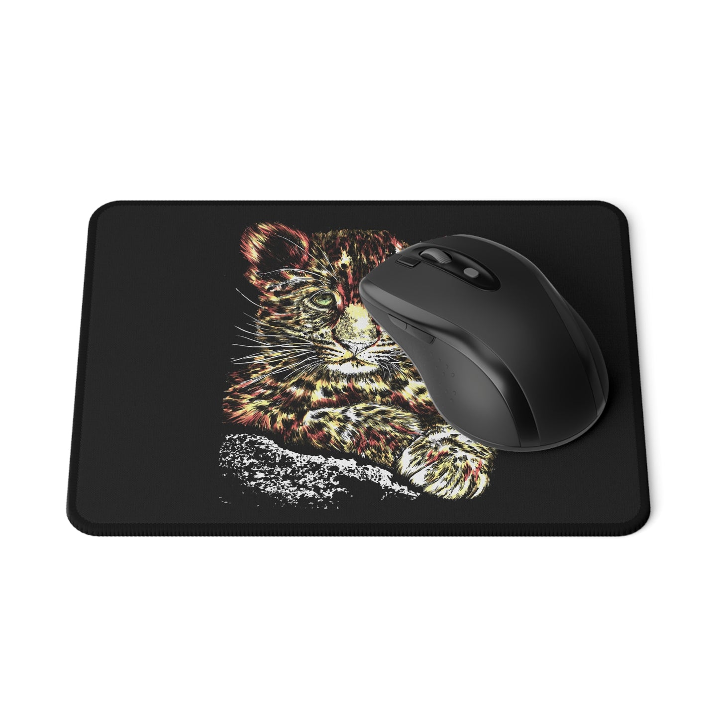 Wildlife Leopard Non-Slip Gaming Mouse Pad
