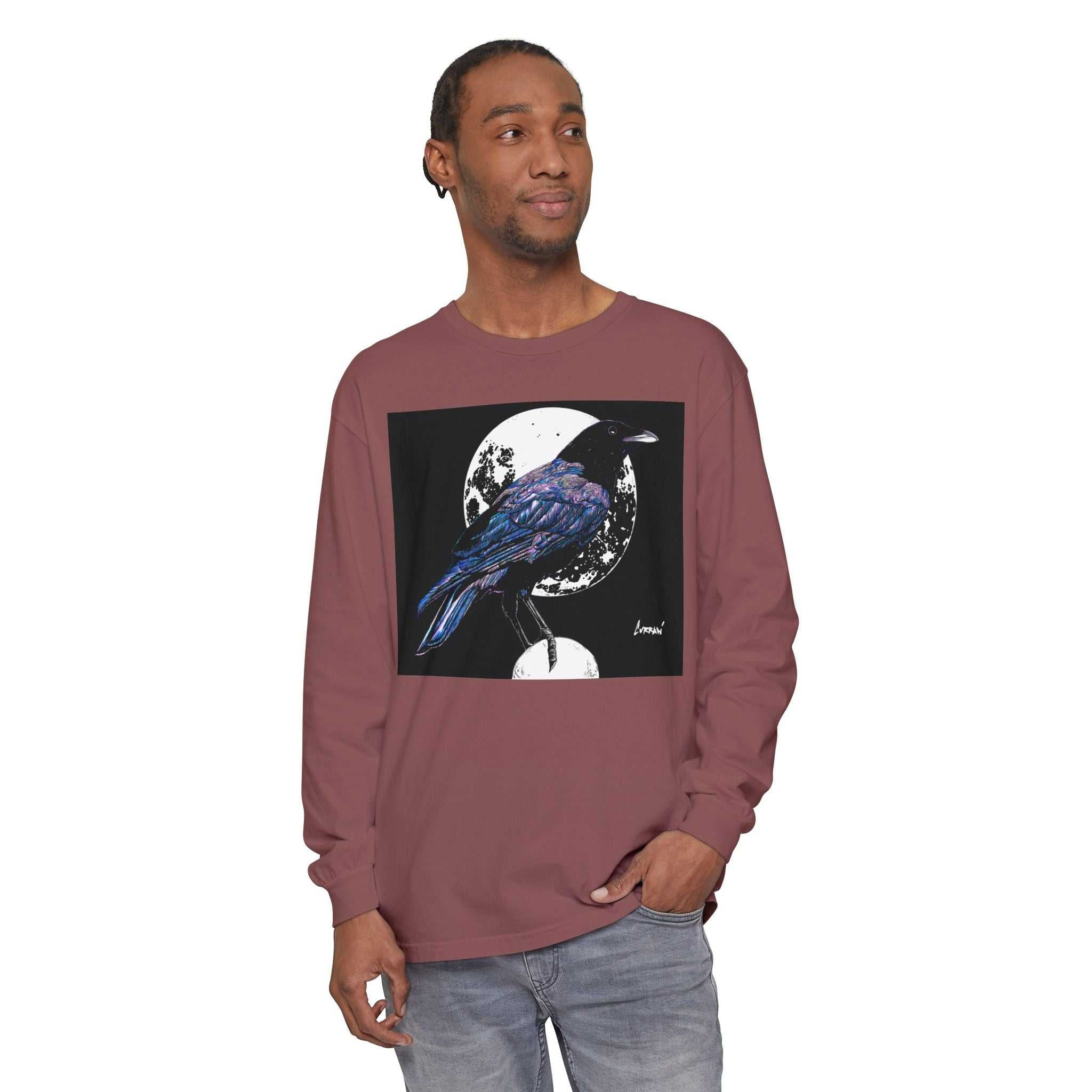 Mystical Crow Long Sleeve T Shirt Unisex