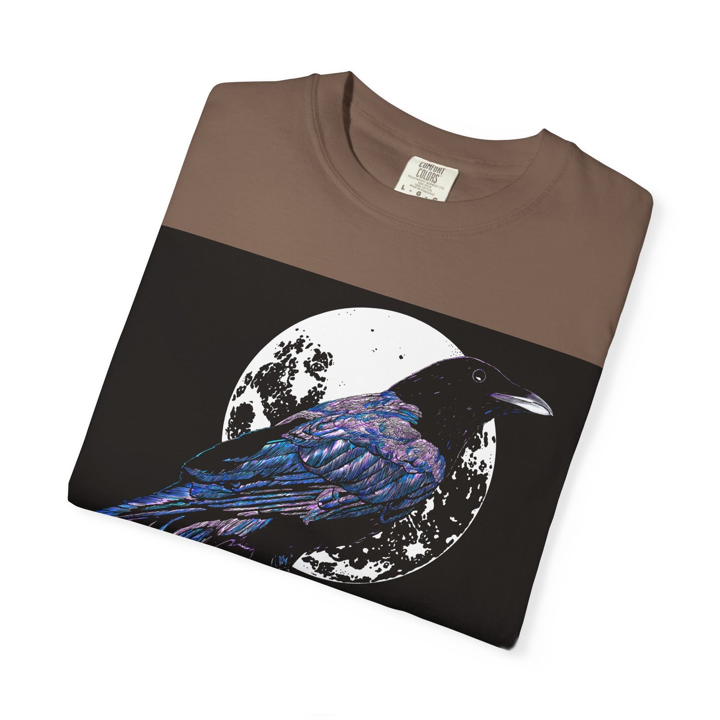 Crow Garment-Dyed T-Shirt for Nature Lovers