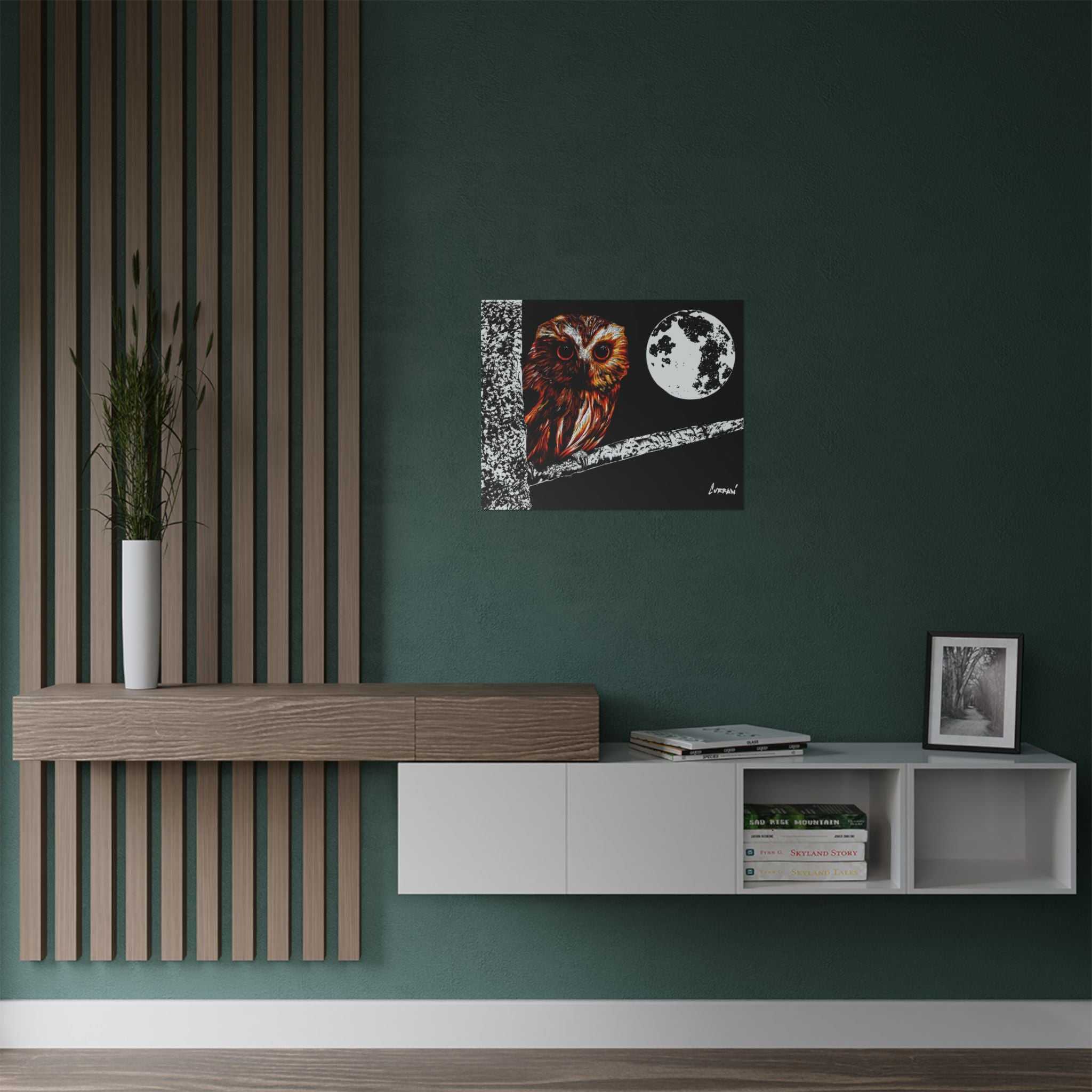 Owl Satin Poster | 300gsm Wall Art for Nature Lovers