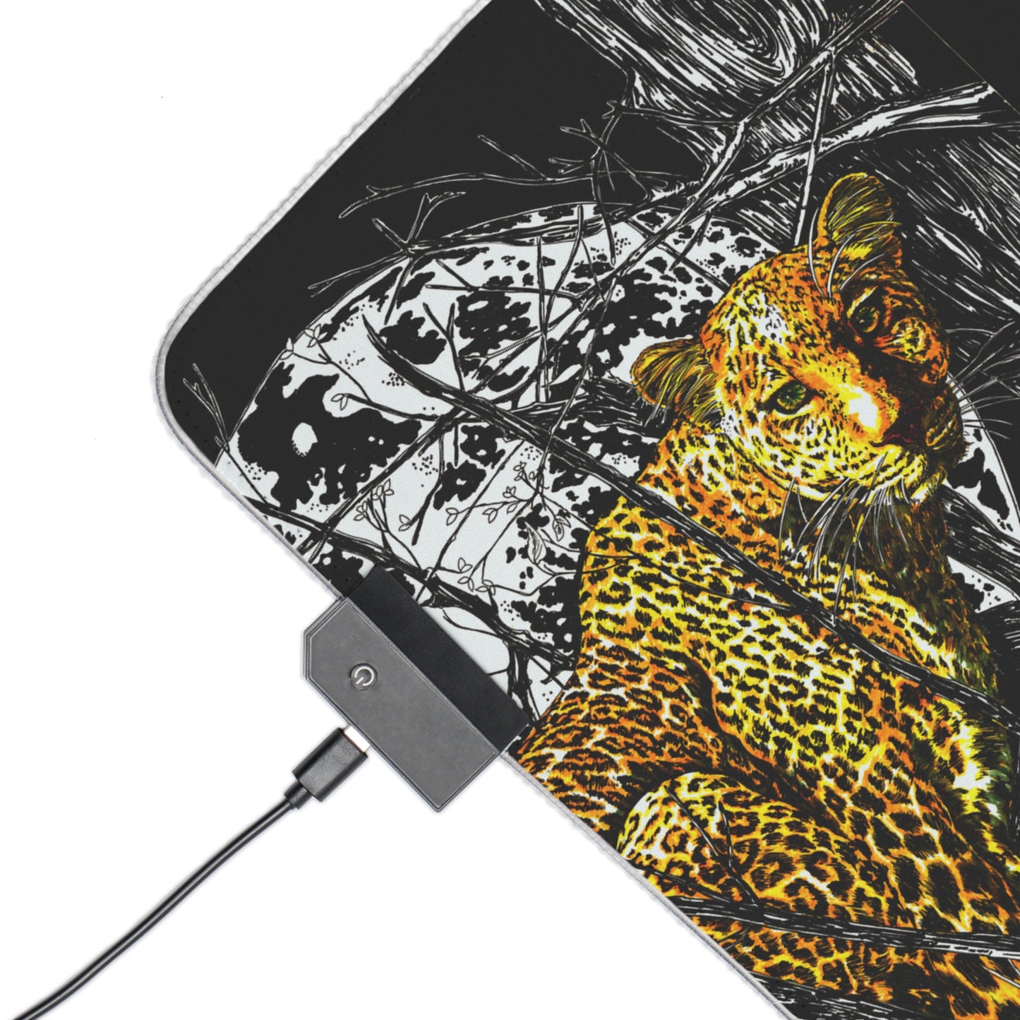 LED Gaming Mouse Pad - Illuminated Animal Design for Gamers