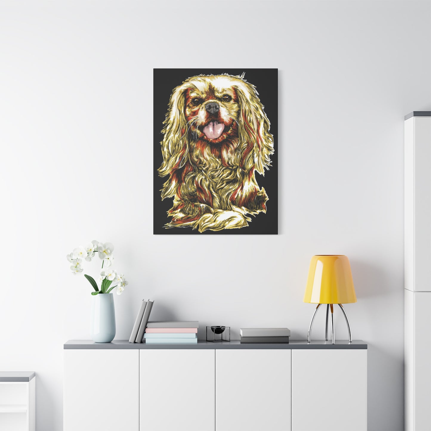 Cocker Spaniel Print, Hand-Drawn Dog Art