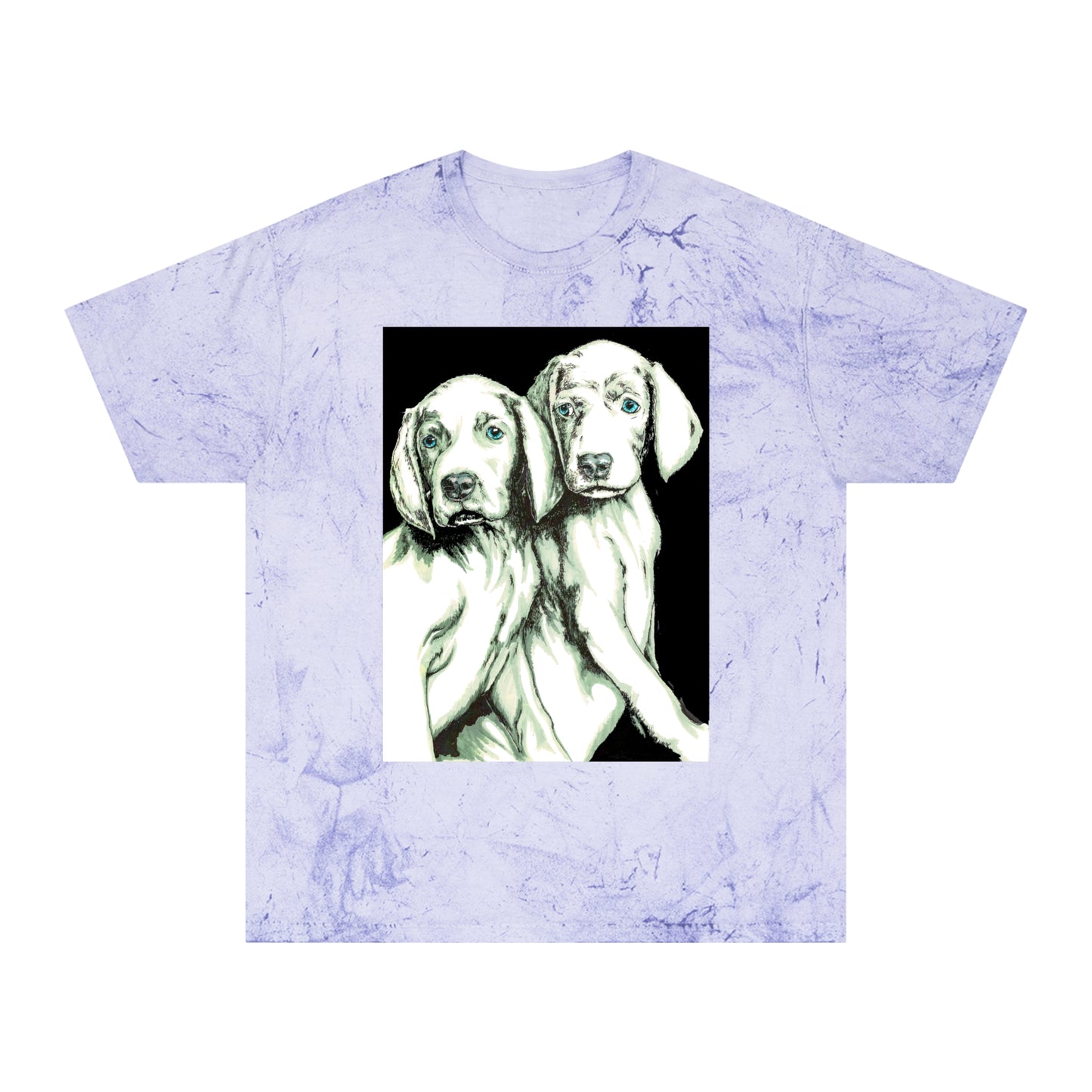 Color Blast Unisex T-Shirt with Playful Dog Design