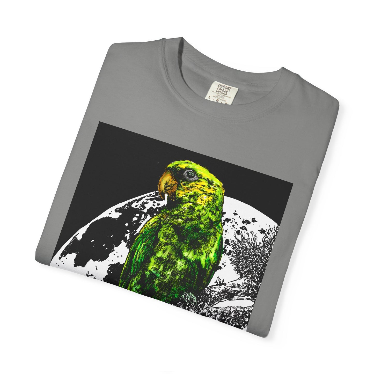 Parrot in the Moonlight Unisex T-shirt