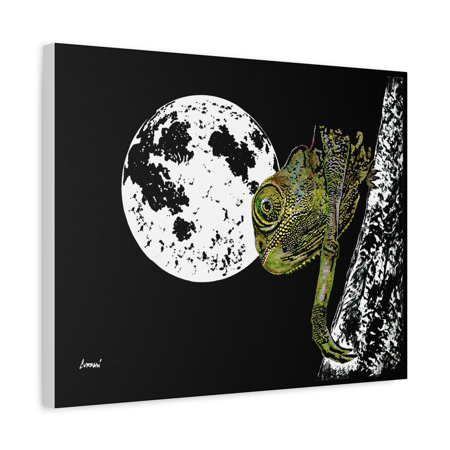 Chameleon Print of the Original, hand drawn wall art