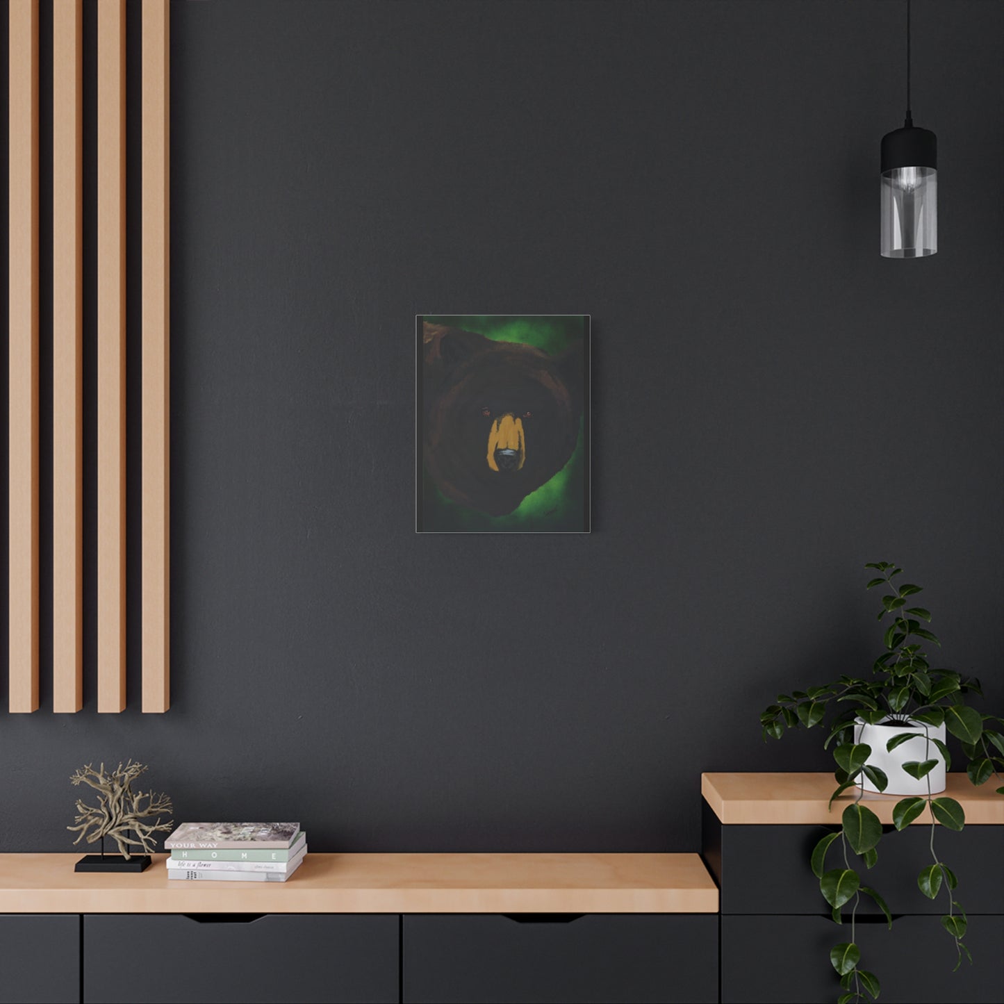 Brown Bear Wall Art, Brown Bear Art Print