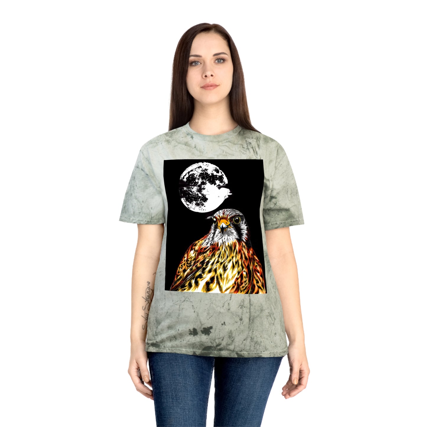 Unisex Color Blast Falcon T-Shirt Bohemian Nature Vibe