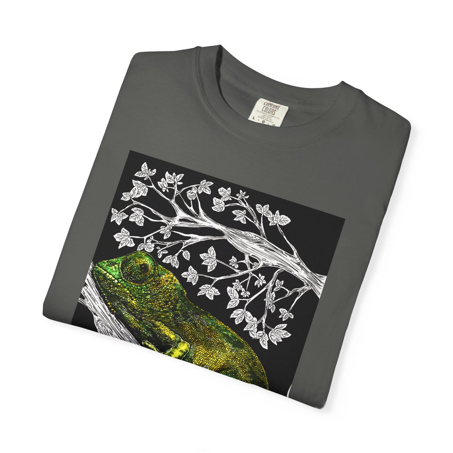 Chameleon Art Unisex Garment-Dyed T-Shirt - Nature Lover's