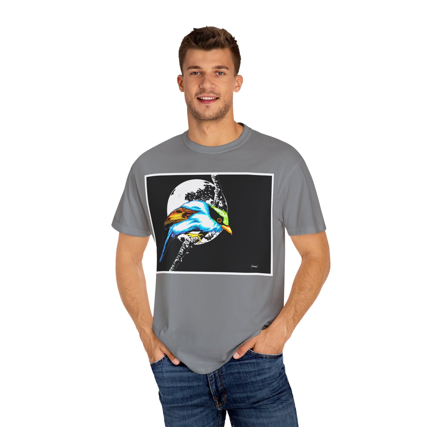 Colorful Bird Graphic Unisex T-Shirt - Nature Lover Apparel