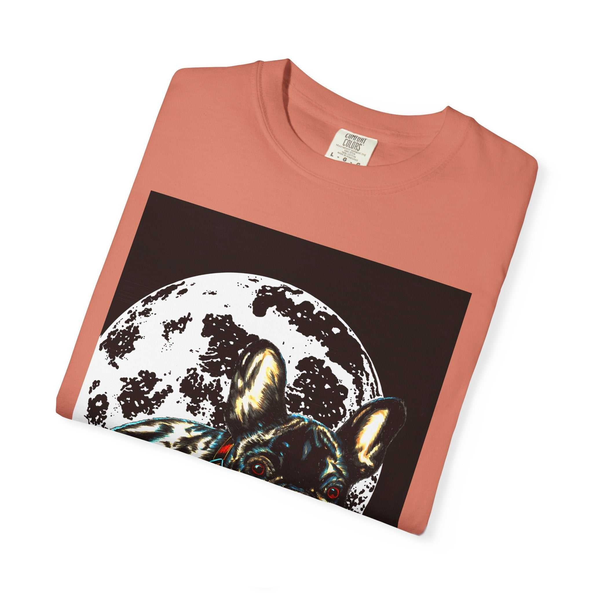 Moonlit French Bulldog Unisex T-Shirt - Pet Lovers Gift