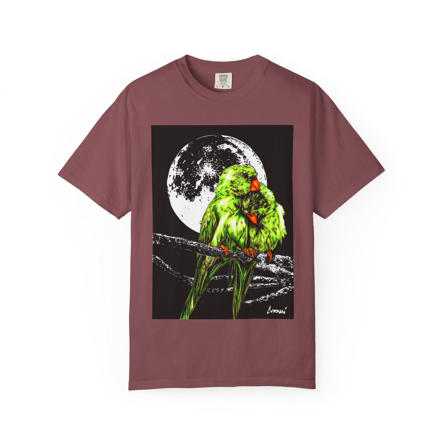 Parrots in the Moonlight Unisex T-shirt