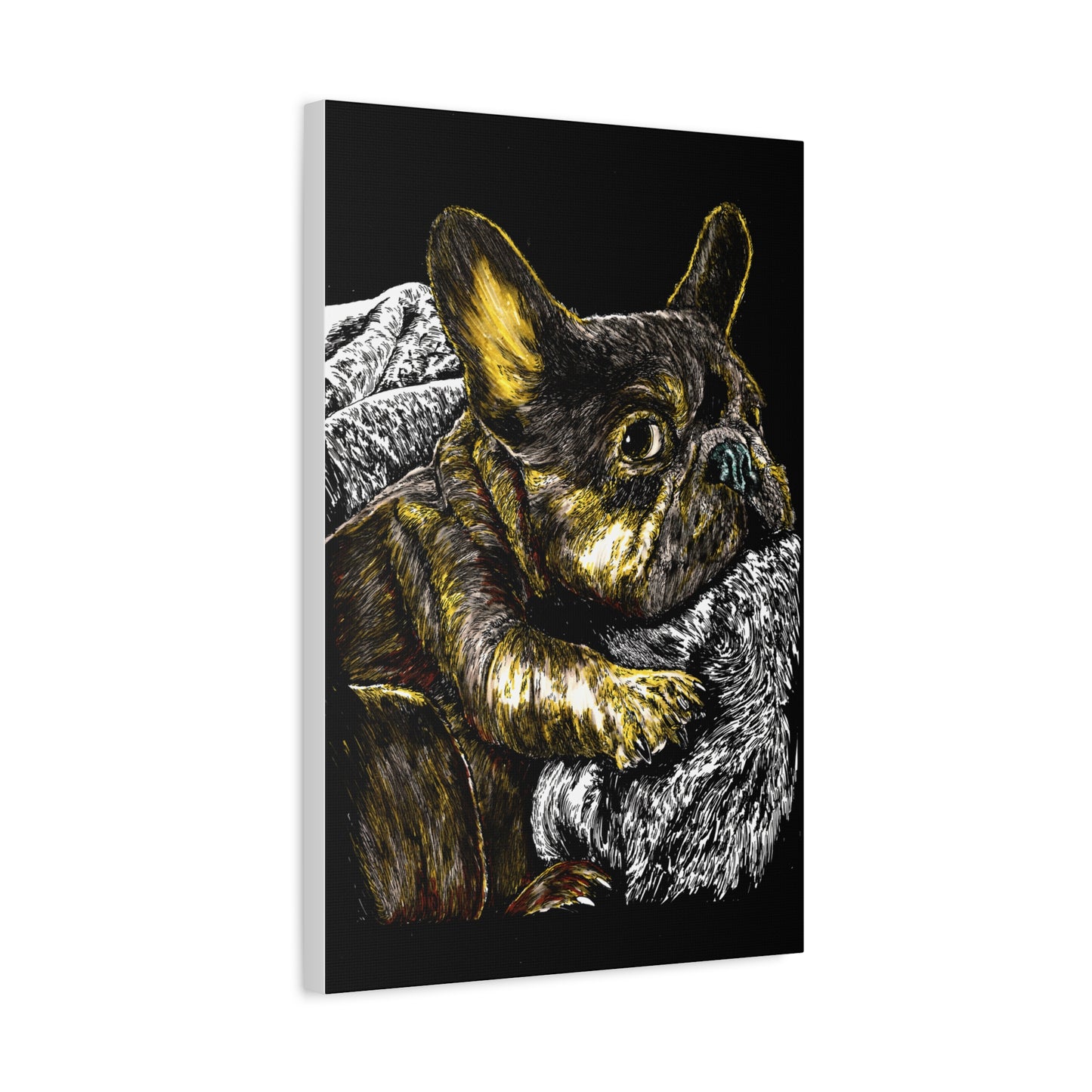 French Bulldog Canvas Wall Art Print of the Original,