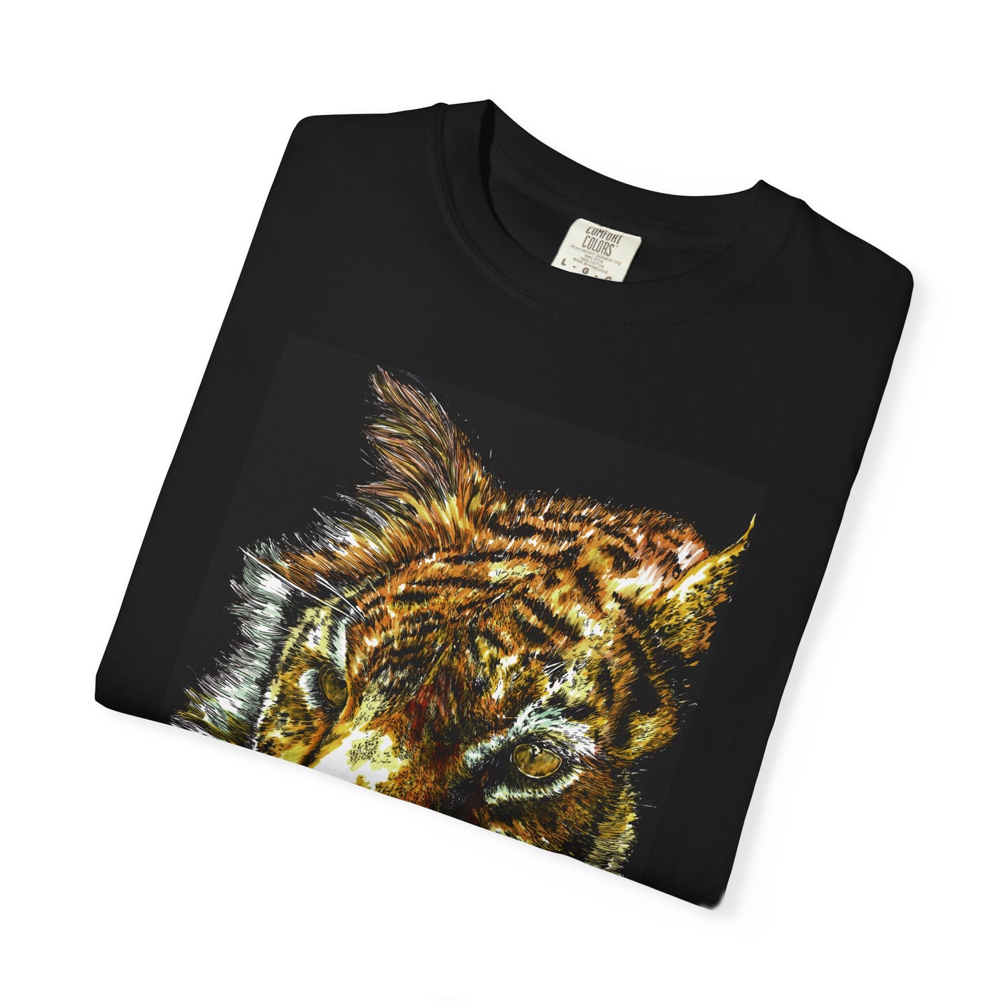 Unisex Tiger Art T-Shirt - Vibrant Animal Print - Nature Lover's Apparel
