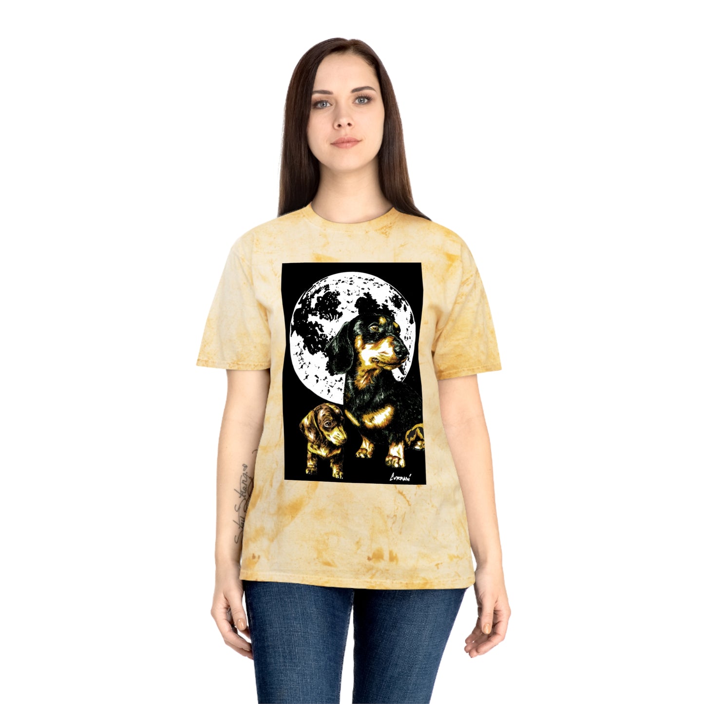 Puppy Color Blast Graphic T-Shirt - Unisex Pet Lover Tee