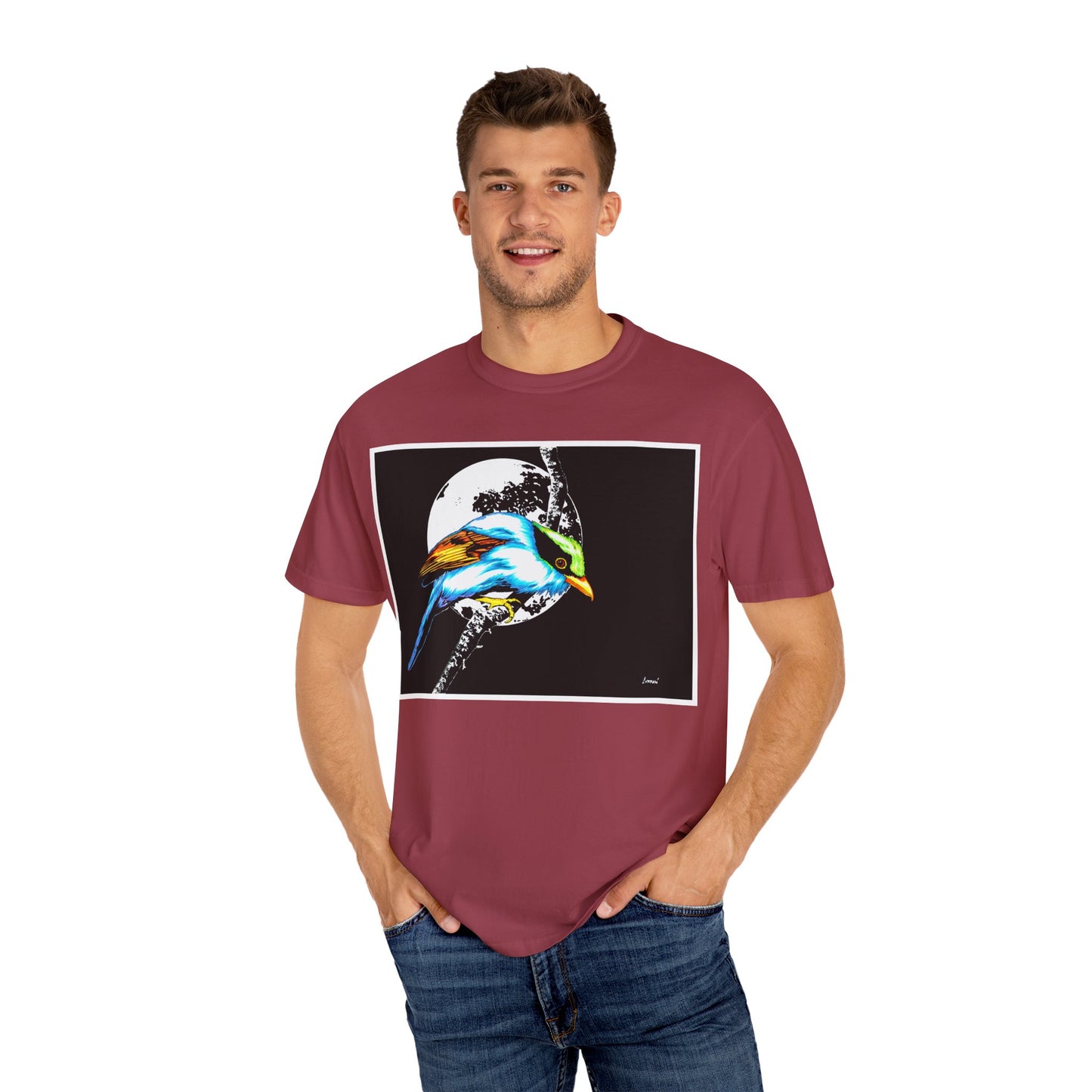 Colorful Bird Graphic Unisex T-Shirt - Nature Lover Apparel