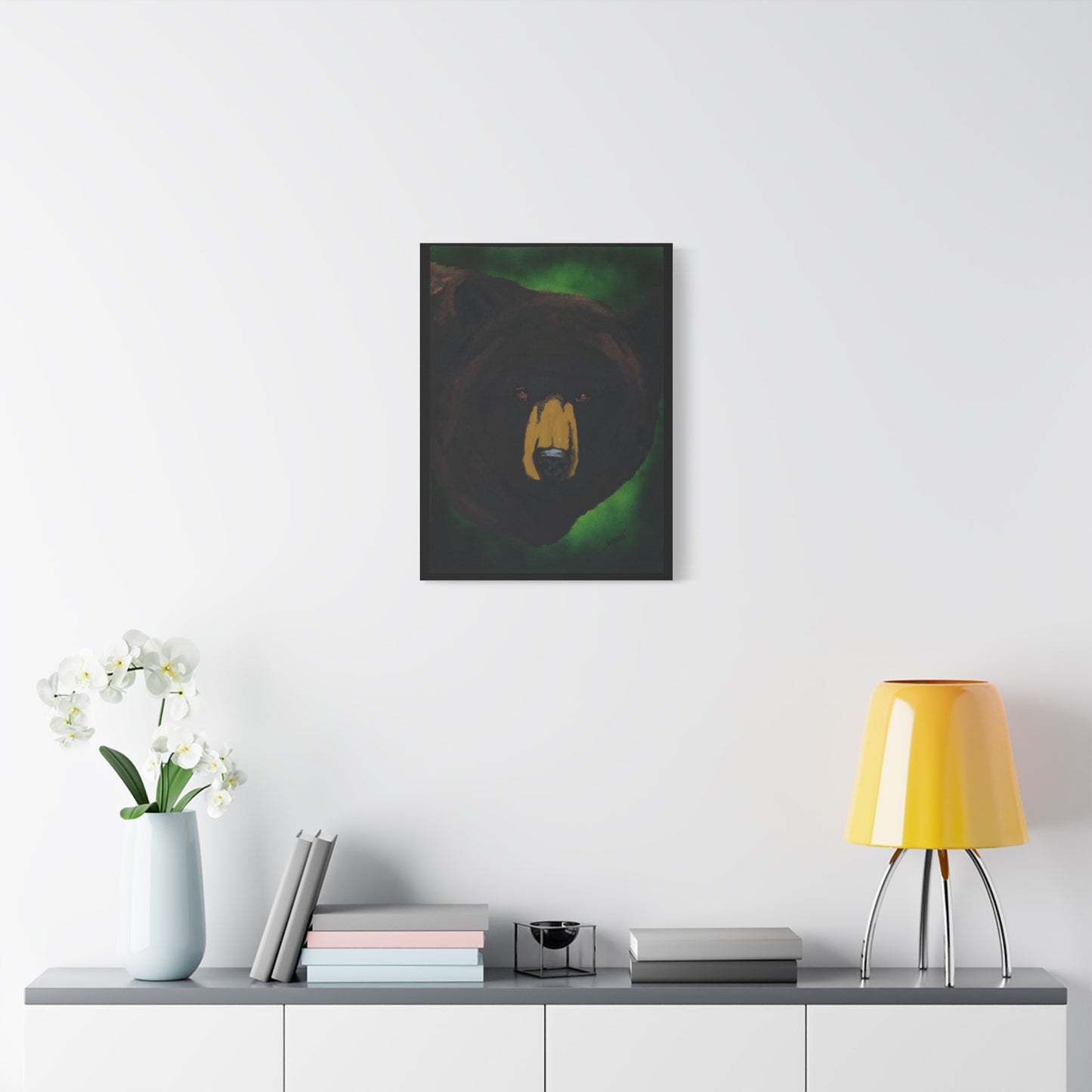 Brown Bear Wall Art, Brown Bear Art Print