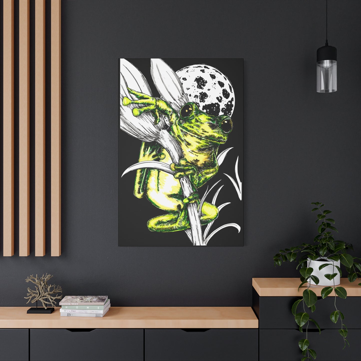 Frog 1 Wall Art Print of the Original, hand drawn wall art
