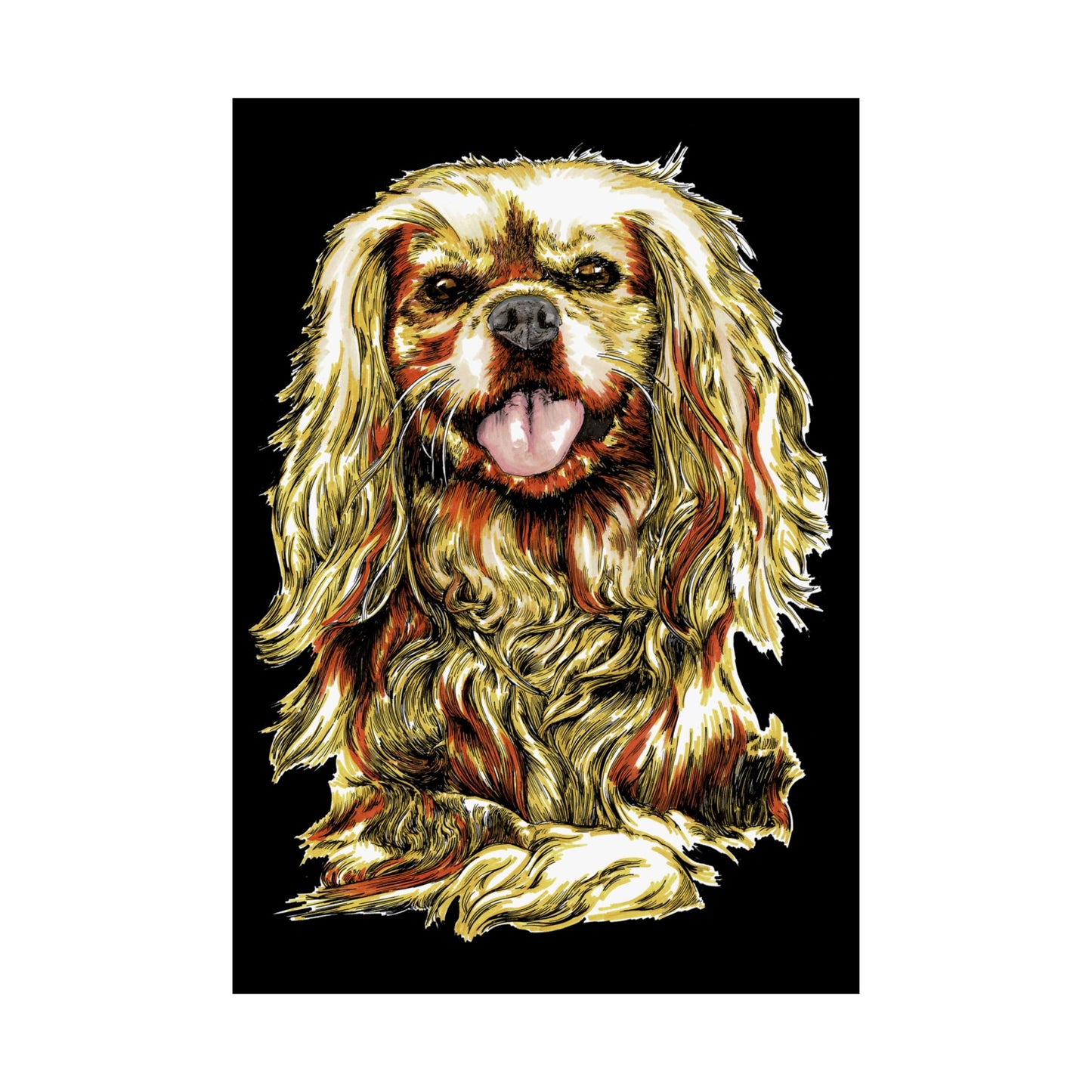 Cocker Spaniel Satin Poster - Art Print