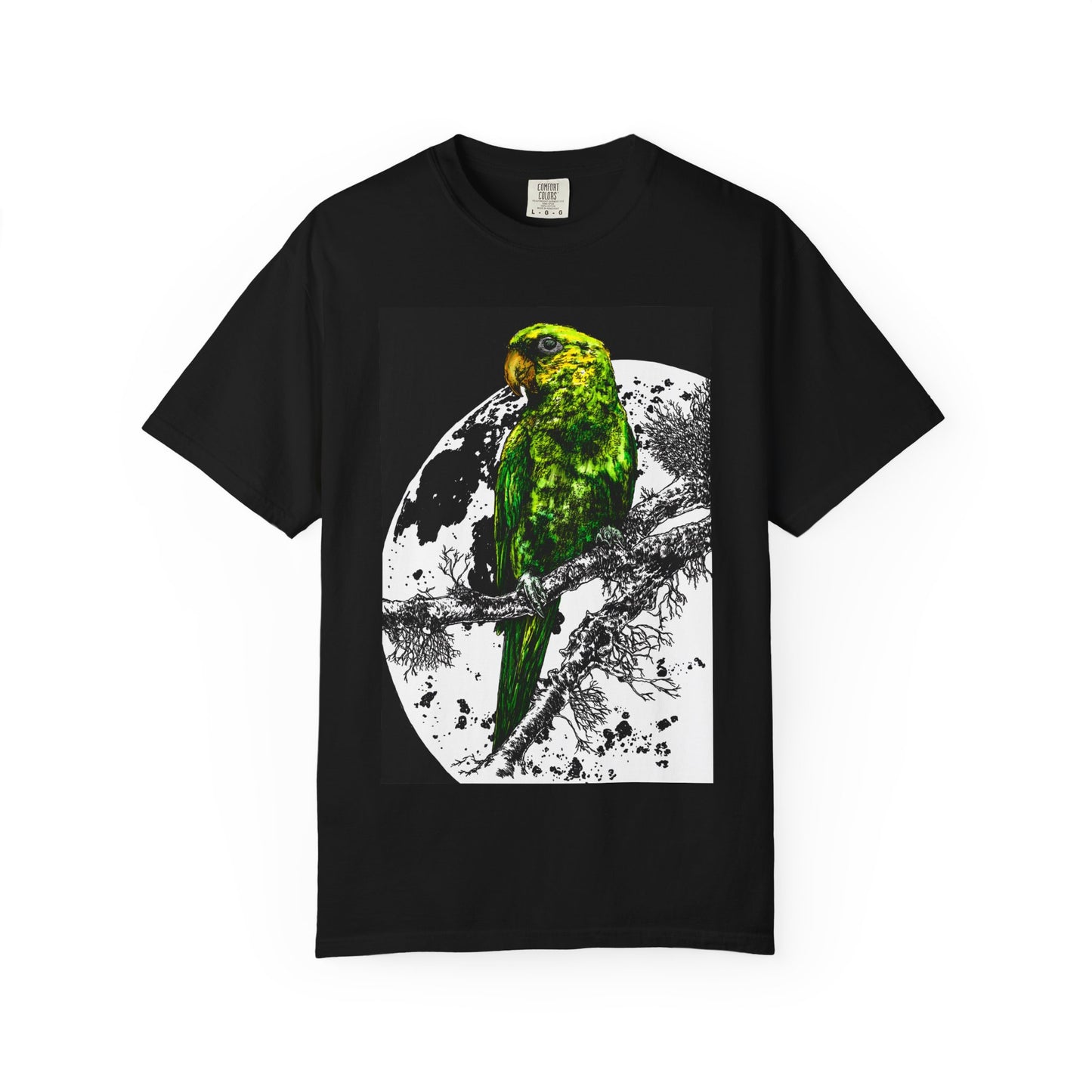 Parrot in the Moonlight Unisex T-shirt