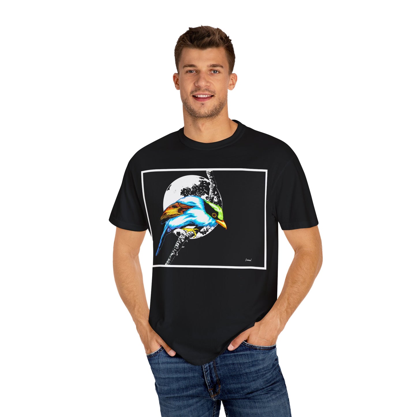 Colorful Bird Graphic Unisex T-Shirt - Nature Lover Apparel