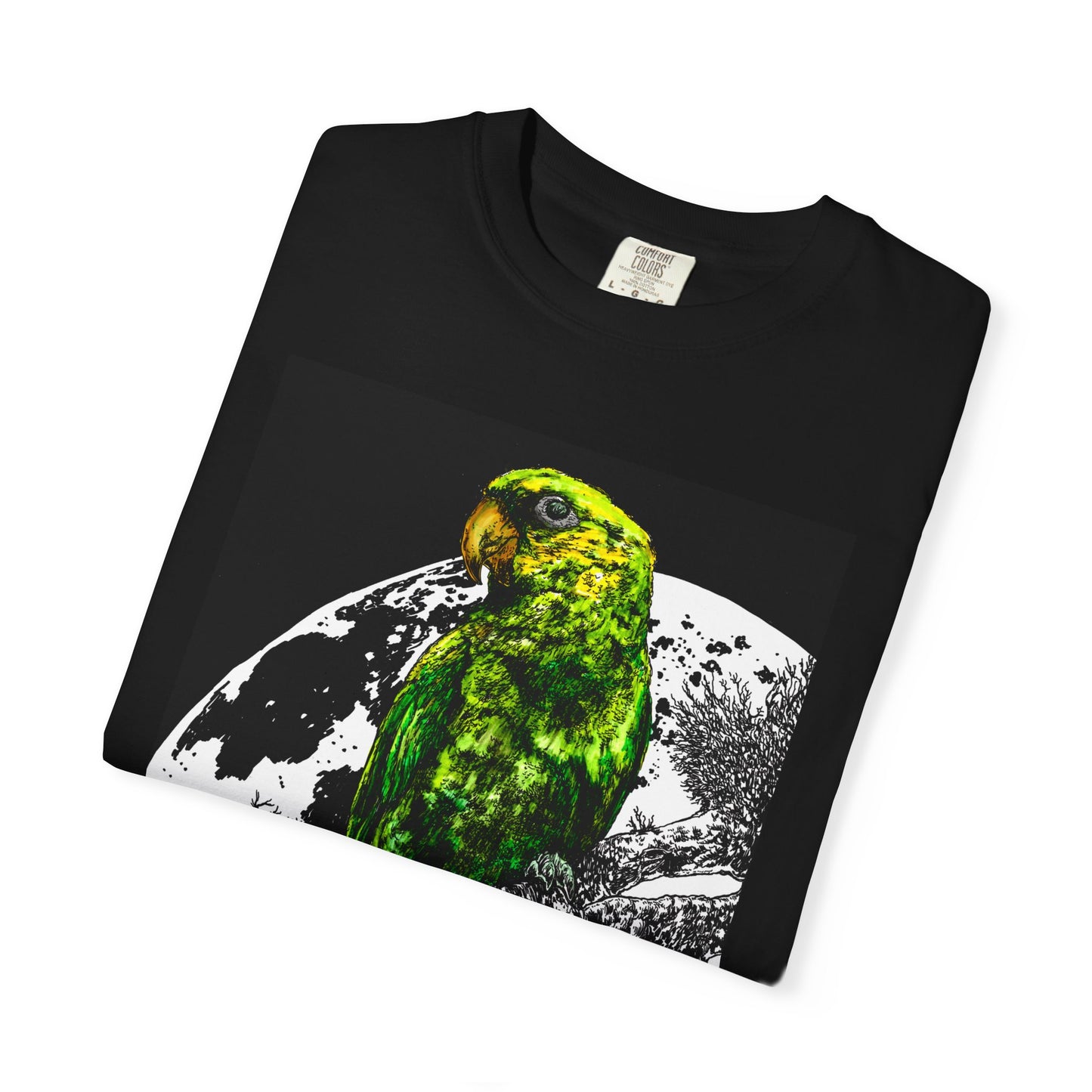Parrot in the Moonlight Unisex T-shirt