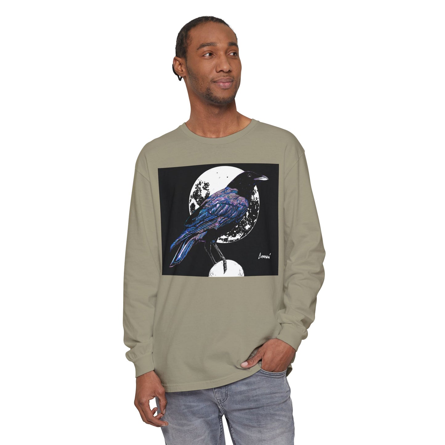 Mystical Crow Long Sleeve T Shirt Unisex