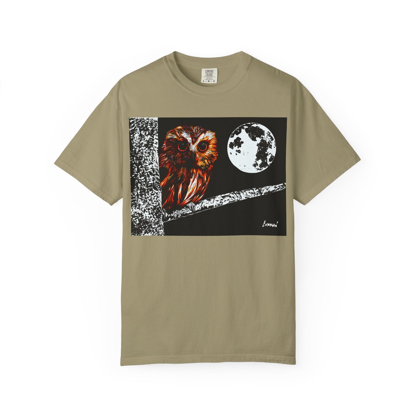 Moonlit Owl Unisex T-Shirt - Nature-Inspired Graphic Tee