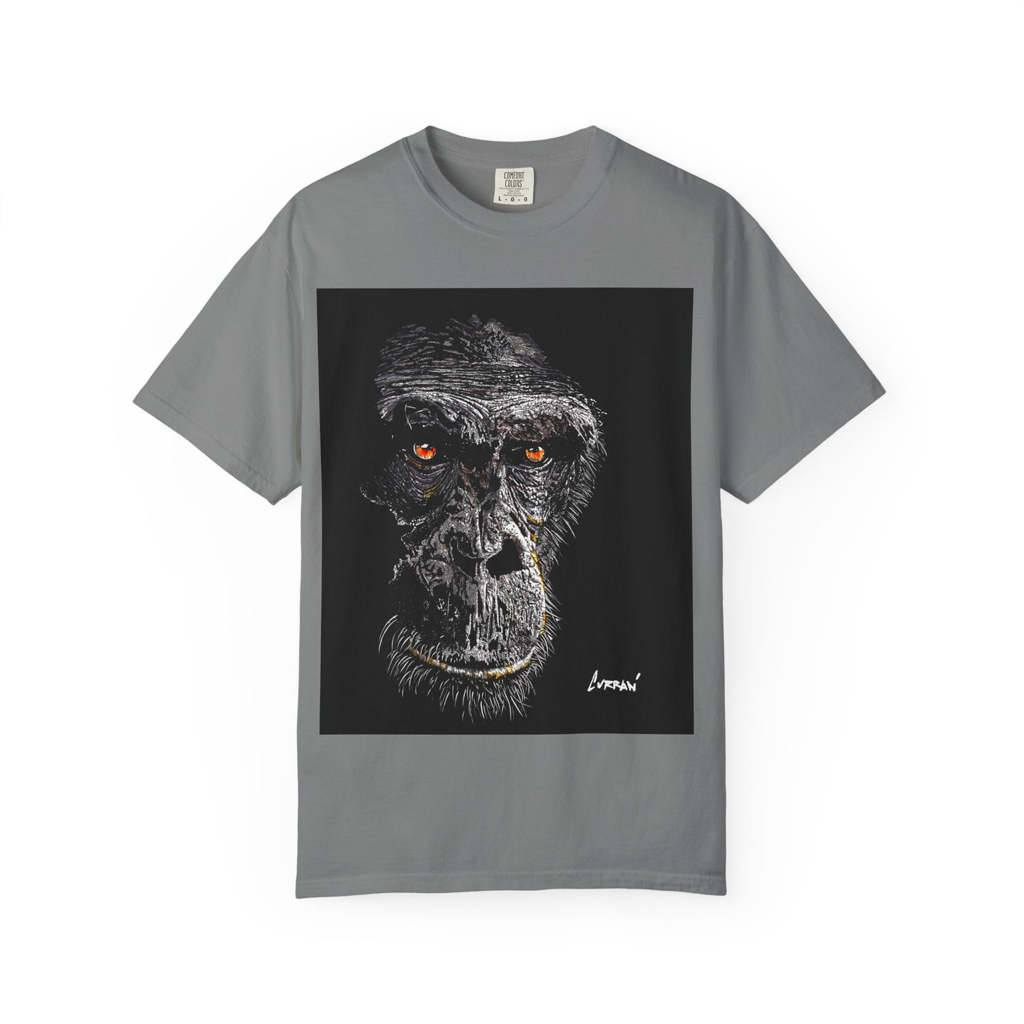 Gorilla Garment-Dyed Art T-Shirt | Unique Unisex Graphic Tee