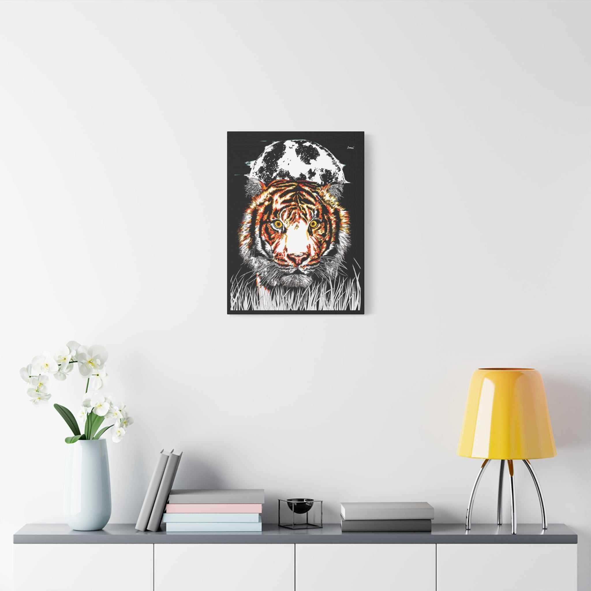 Add a touch of fierce beauty to your space with our Tiger Wall Art Print of the Original, hand drawn wall art. Elevate your decor today!