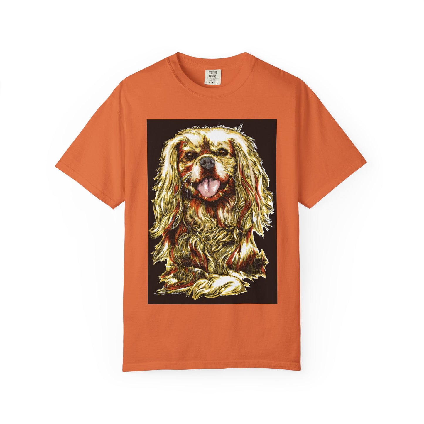 Cocker Spaniel Unisex Tee featuring Hand Drawn Art