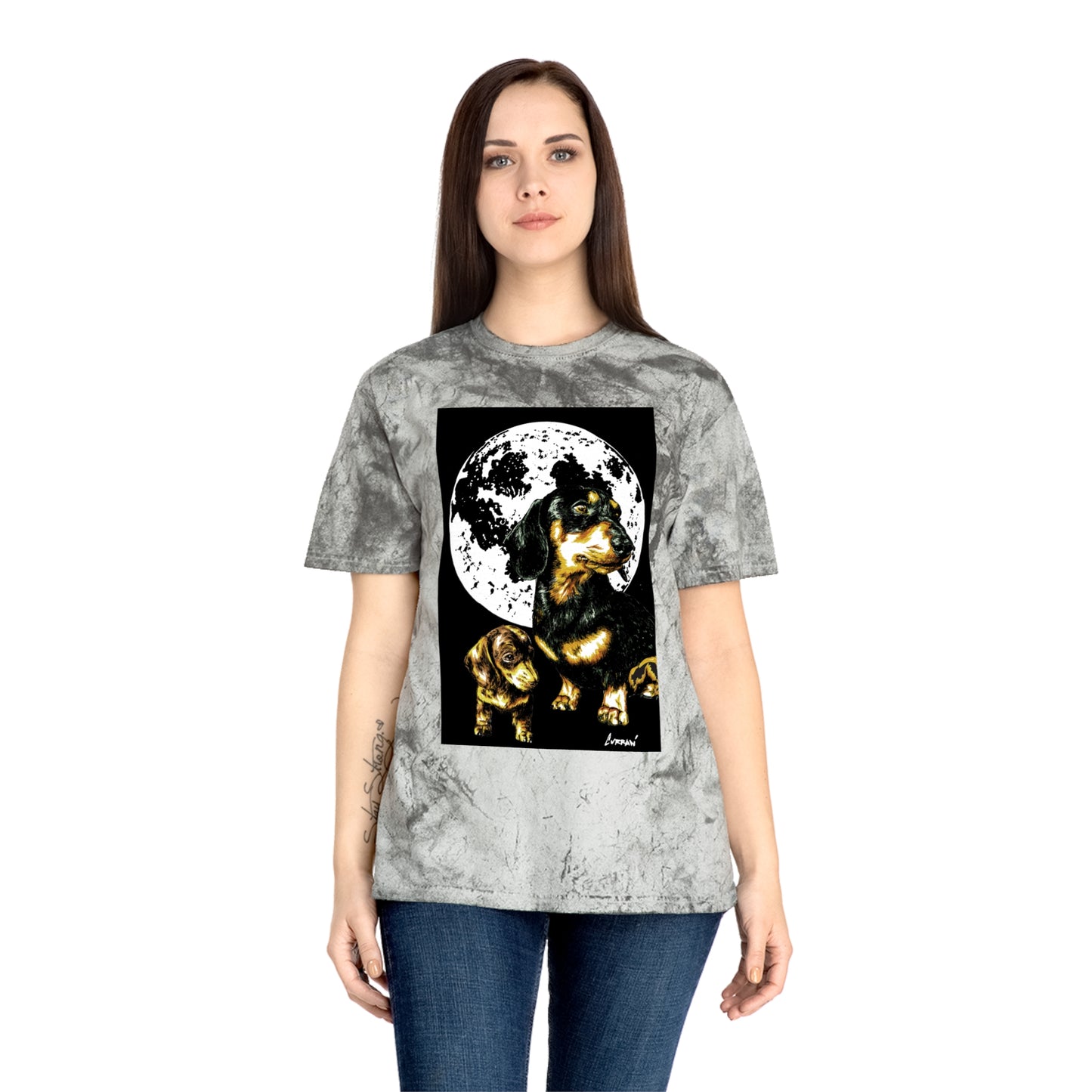 Puppy Color Blast Graphic T-Shirt - Unisex Pet Lover Tee