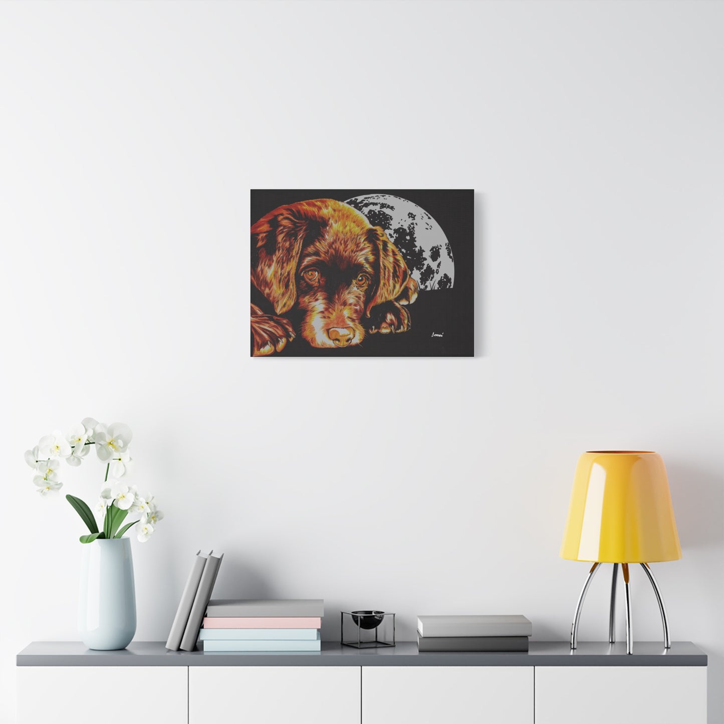 Chocolate Lab Puppy Wall Art Print of the Original