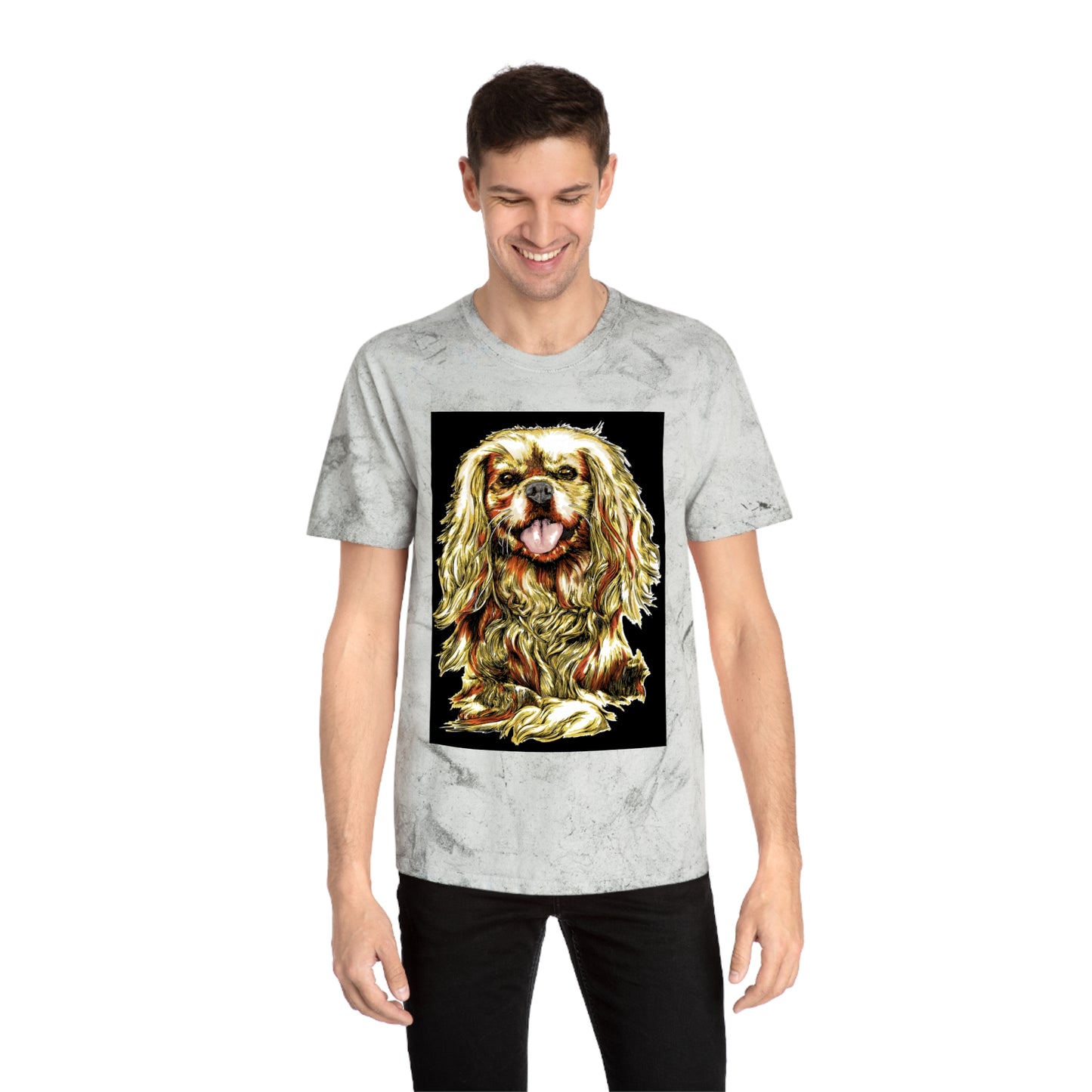 Colorful Dog Art Unisex T Shirt Perfect Gift for Pet Lovers