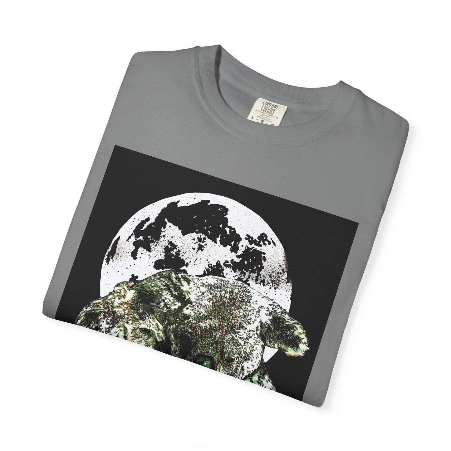 Moonlit Koala T-Shirt for Nature Lovers - Unisex Garment-Dyed Eco-Friendly Tee