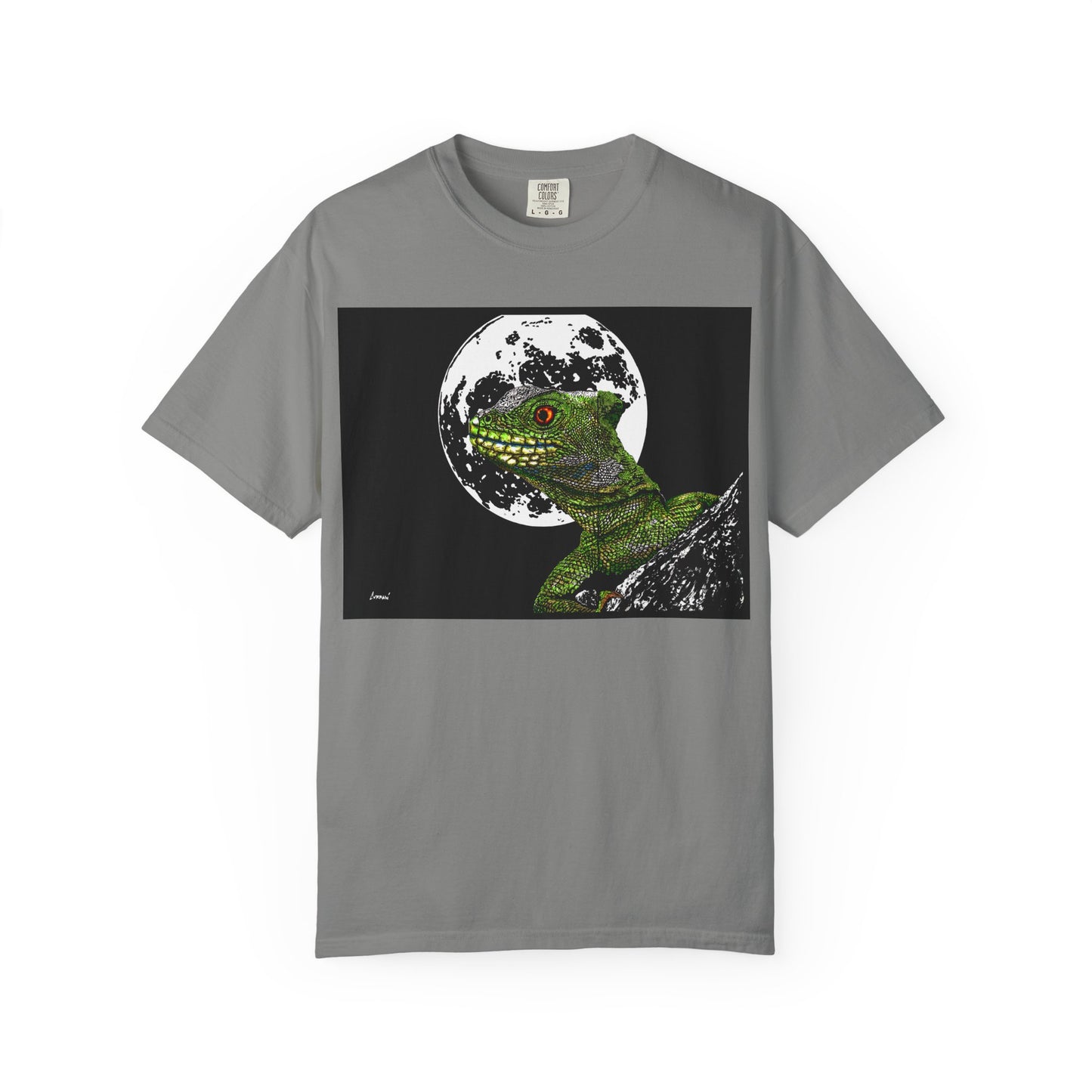 Moonlit Gecko Graphic Unisex T-Shirt