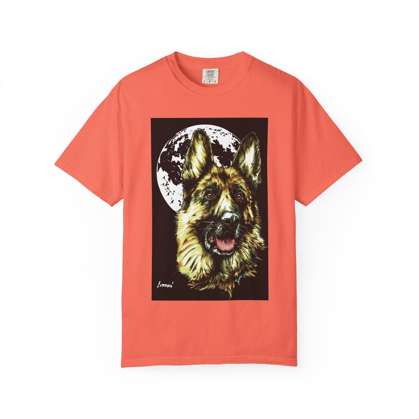 German Shepherd Hand Painted Unisex T-shirt