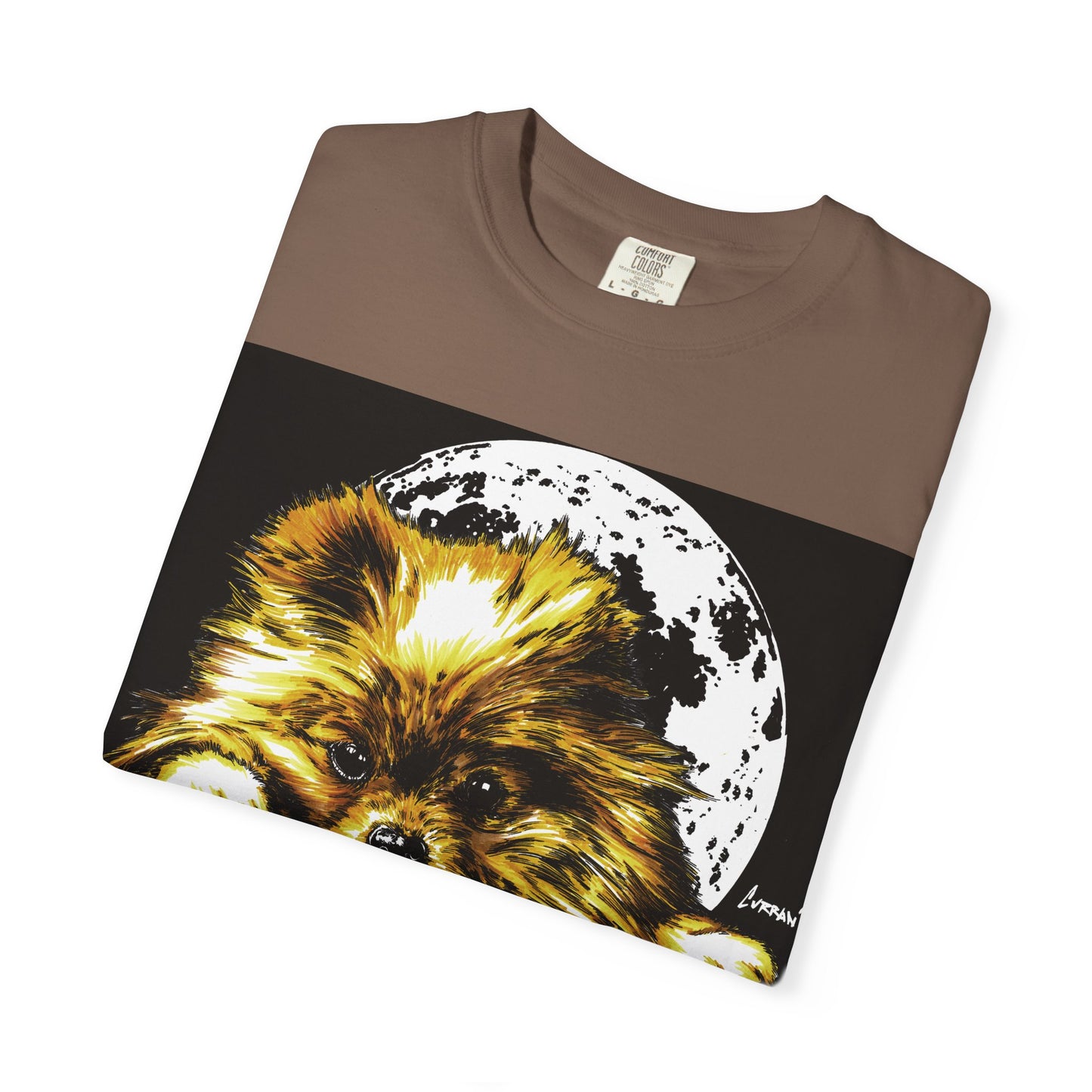 Pomeranian Unisex T-shirt - Hand Painted Art Design