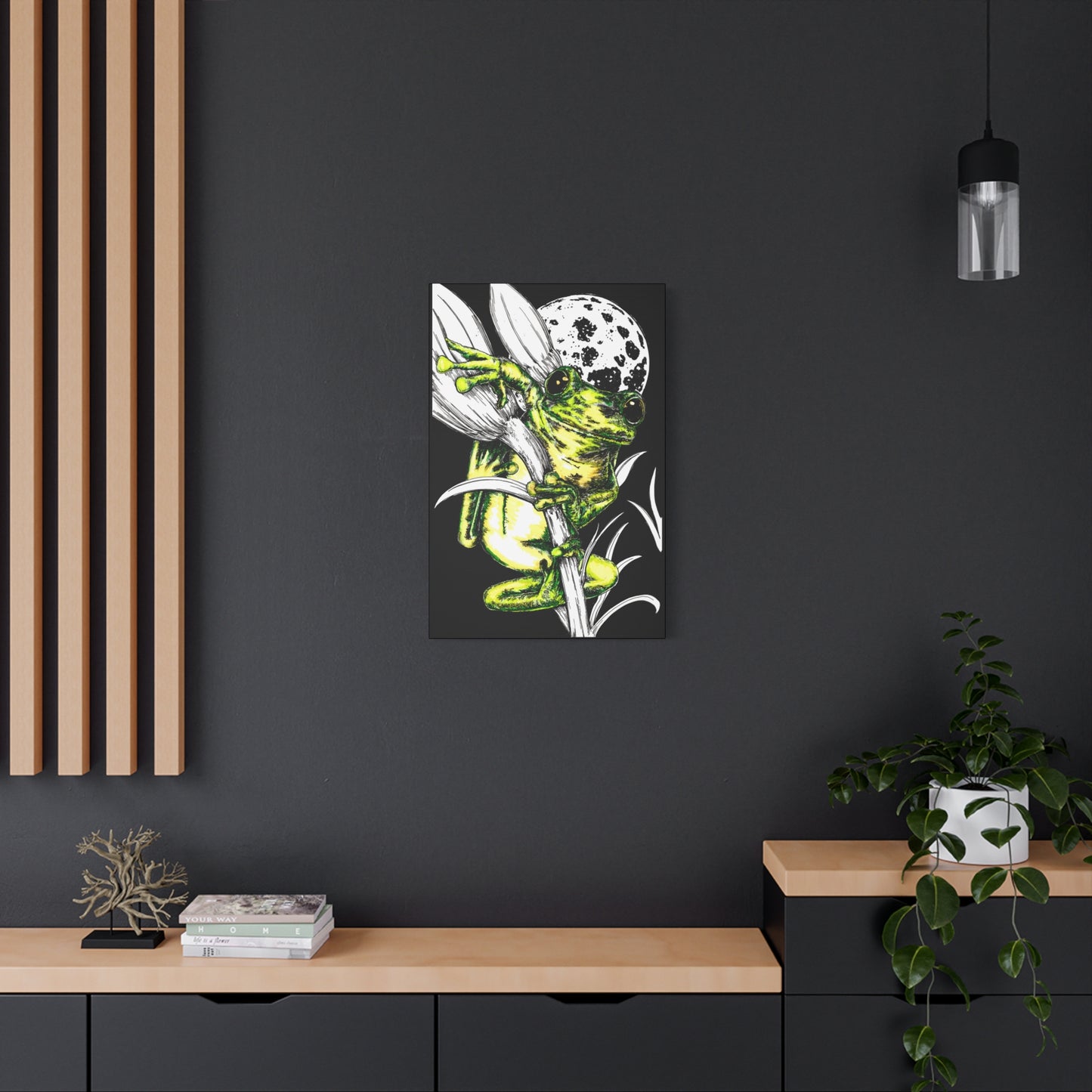 Frog 1 Wall Art Print of the Original, hand drawn wall art