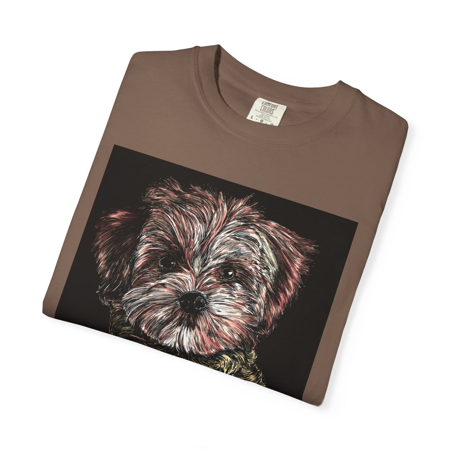 Puppy Art Unisex Garment-Dyed T-Shirt – Original Hand-Drawn