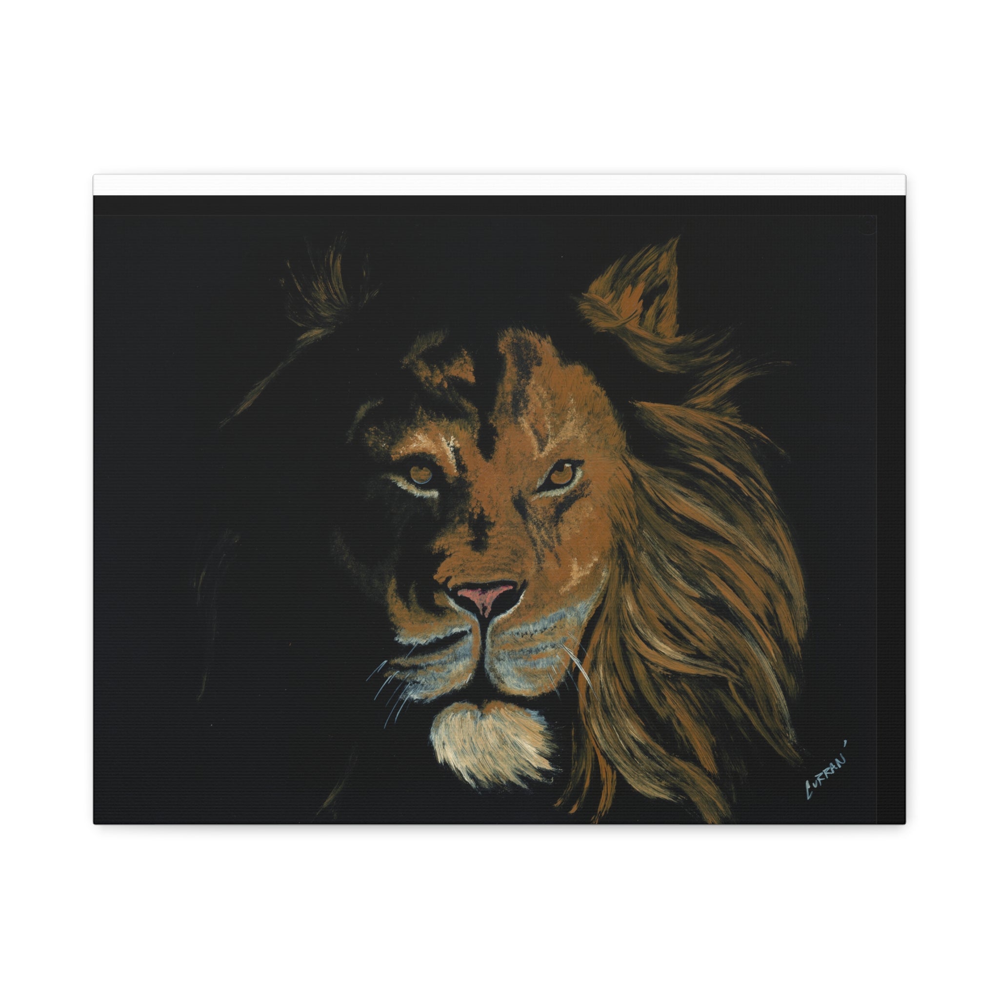 Lion Canvas Art – Original Hand-Painted Realistic