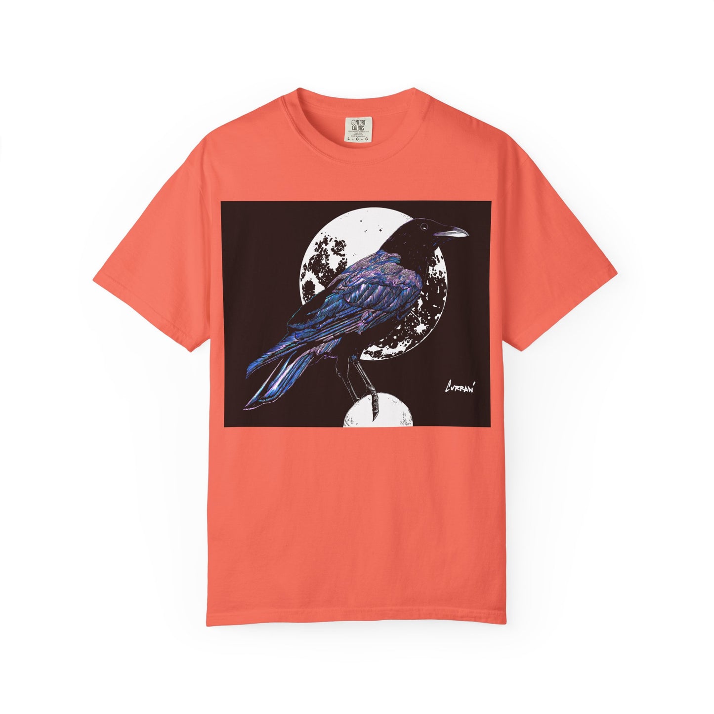 Crow Garment-Dyed T-Shirt for Nature Lovers
